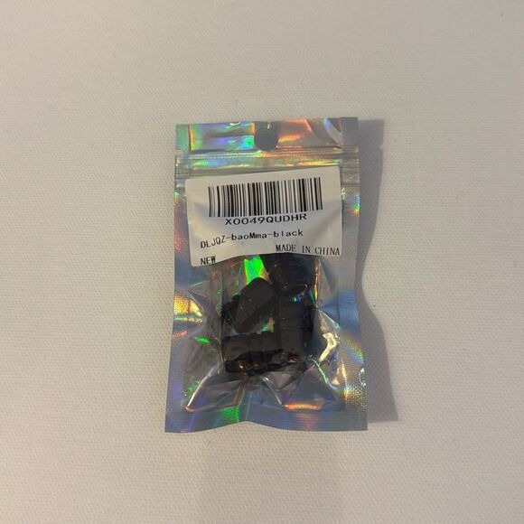 BMW Motorsports Valve Stem Caps in Black Set of 4 NWT - Picture 4 of 4